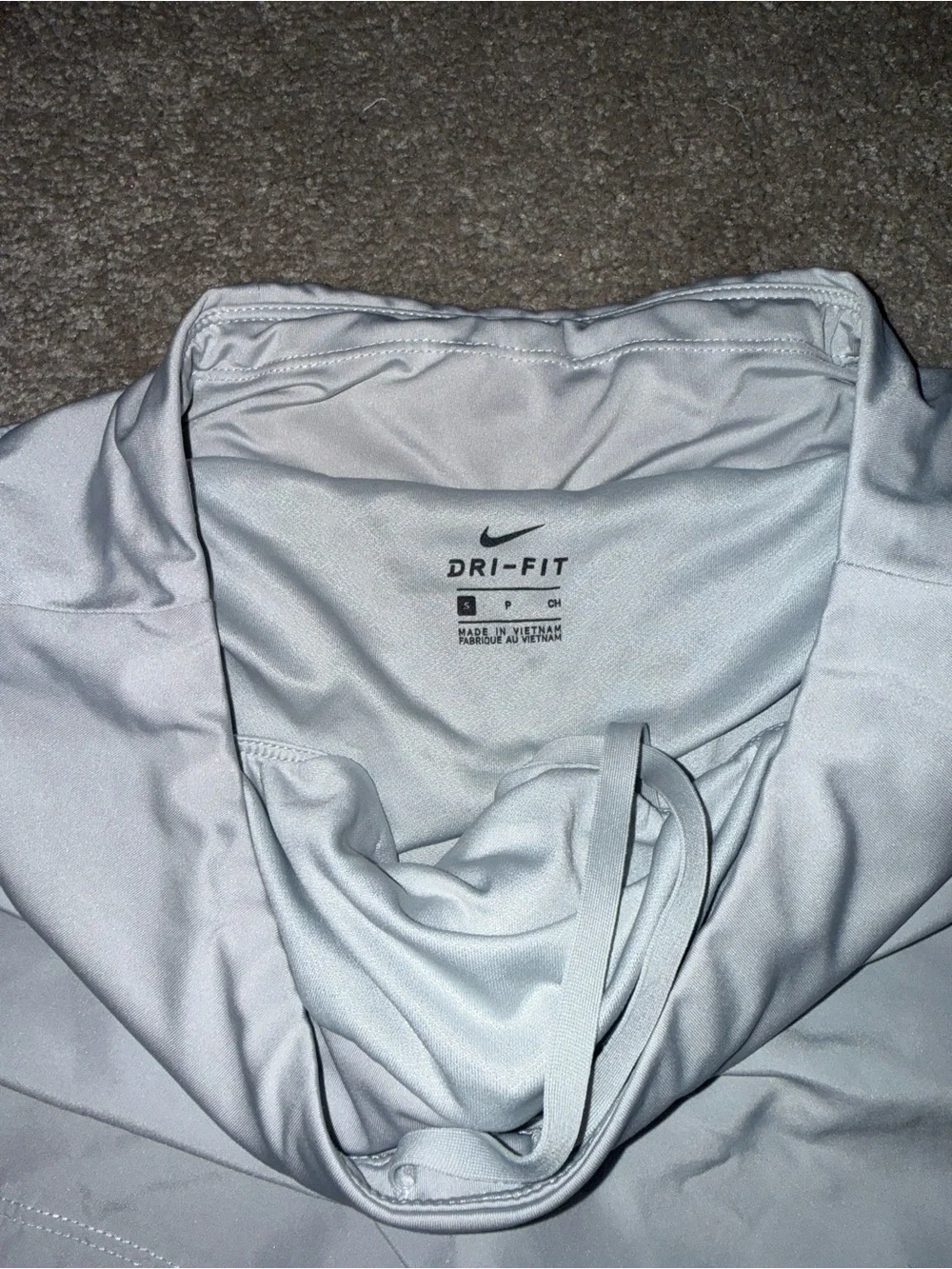 Nike Women's Light Gray Performance Running Shorts